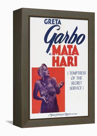 Mata Hari, Greta Garbo, 1931-null-Framed Stretched Canvas