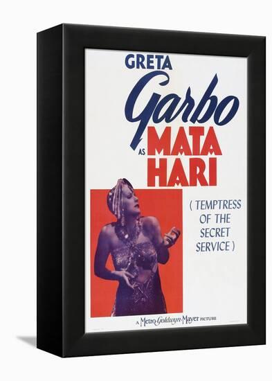 Mata Hari, Greta Garbo, 1931-null-Framed Stretched Canvas