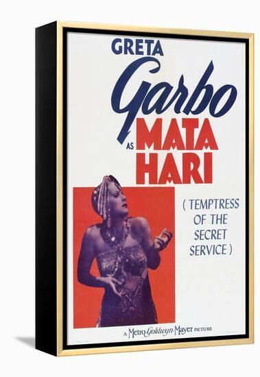 Mata Hari, Greta Garbo, 1931-null-Framed Stretched Canvas