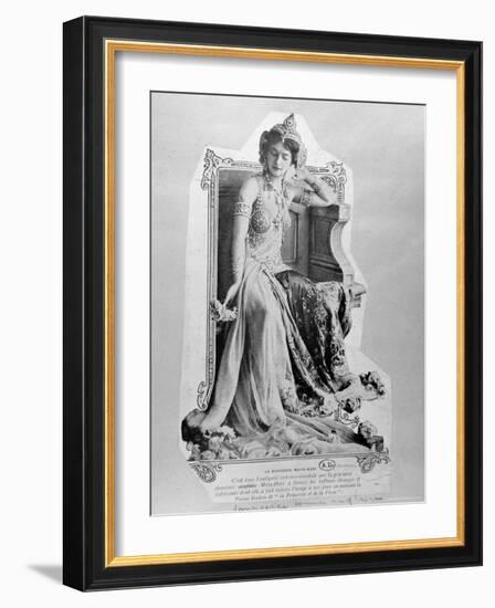 Mata Hari-Reutlinger Studio-Framed Photographic Print