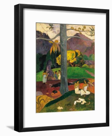 Mata Mua (In Olden Time), 1892-Paul Gauguin-Framed Giclee Print