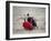 Matador and a Bull in a Bullring, Lima, Peru-null-Framed Photographic Print