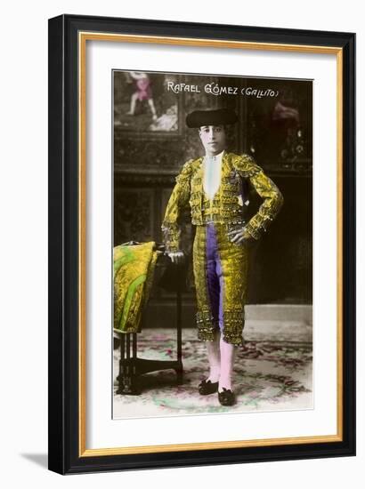 Matador Rafael Gomez, Gallito-null-Framed Art Print