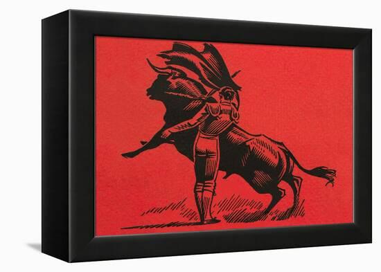 Matador with Muleta Pass-null-Framed Stretched Canvas