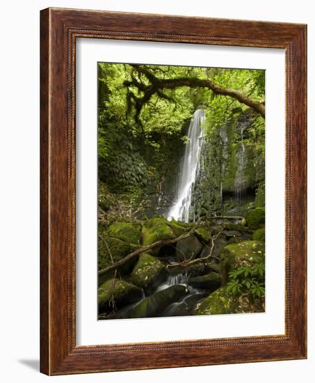 Matai Falls, Catlins, South Otago, South Island, New Zealand-David Wall-Framed Photographic Print