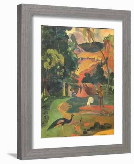 Matamoe, 1892-Paul Gauguin-Framed Giclee Print