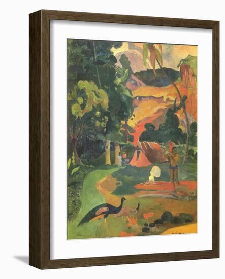 Matamoe, 1892-Paul Gauguin-Framed Giclee Print