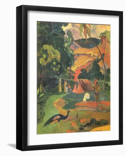 Matamoe, 1892-Paul Gauguin-Framed Giclee Print