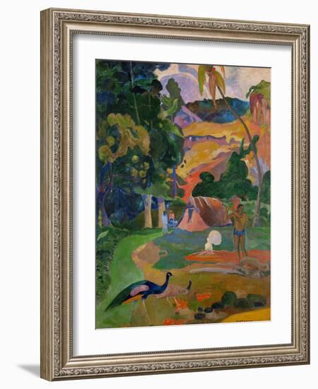 Matamoe (Peacocks in the Country), 1892-Paul Gauguin-Framed Giclee Print