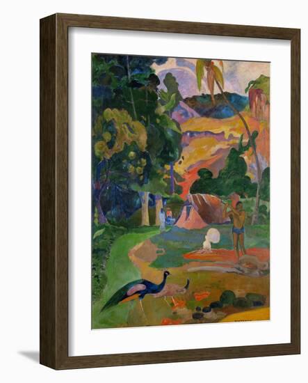 Matamoe (Peacocks in the Country), 1892-Paul Gauguin-Framed Giclee Print