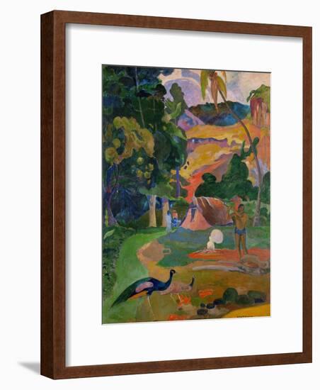 Matamoe (Peacocks in the Country), 1892-Paul Gauguin-Framed Giclee Print