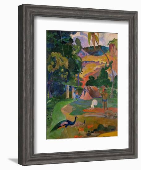 Matamoe (Peacocks in the Country), 1892-Paul Gauguin-Framed Giclee Print