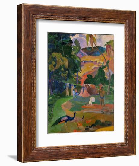 Matamoe (Peacocks in the Country), 1892-Paul Gauguin-Framed Giclee Print