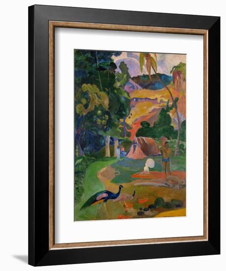 Matamoe (Peacocks in the Country), 1892-Paul Gauguin-Framed Giclee Print