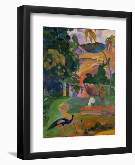 Matamoe (Peacocks in the Country), 1892-Paul Gauguin-Framed Giclee Print