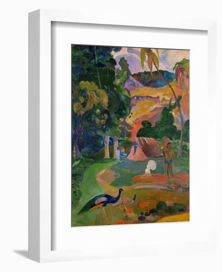 Matamoe (Peacocks in the Country), 1892-Paul Gauguin-Framed Giclee Print