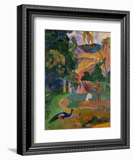 Matamoe (Peacocks in the Country), 1892-Paul Gauguin-Framed Giclee Print