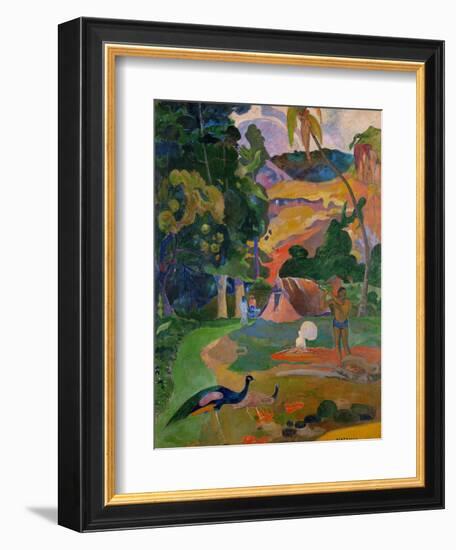 Matamoe (Peacocks in the Country), 1892-Paul Gauguin-Framed Giclee Print