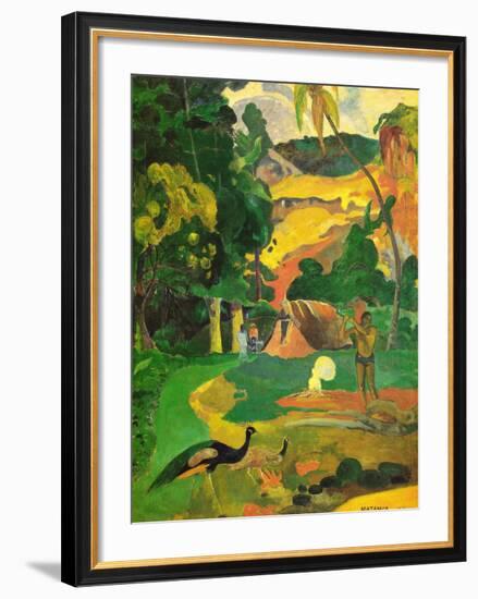 Matamoe-Paul Gauguin-Framed Art Print