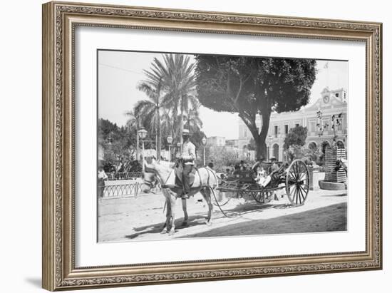 Matanzas Volanta, Large Wheeled Horse Drawn Tourist Coach-null-Framed Photo