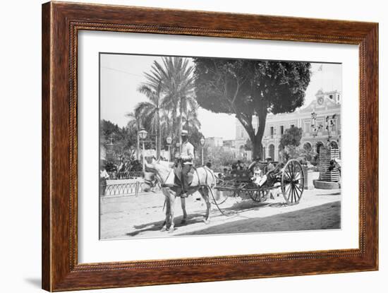 Matanzas Volanta, Large Wheeled Horse Drawn Tourist Coach-null-Framed Photo