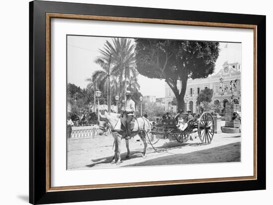 Matanzas Volanta, Large Wheeled Horse Drawn Tourist Coach-null-Framed Photo