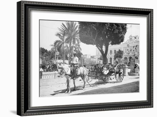 Matanzas Volanta, Large Wheeled Horse Drawn Tourist Coach-null-Framed Photo