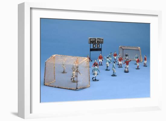 'Match De Foot' Table Football Game, C.1910-null-Framed Giclee Print