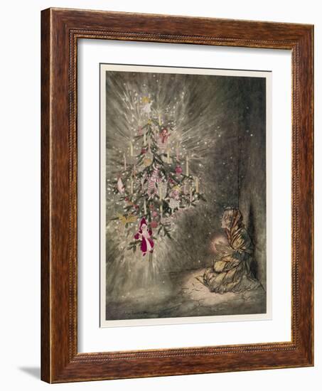 Match Girl-Arthur Rackham-Framed Art Print