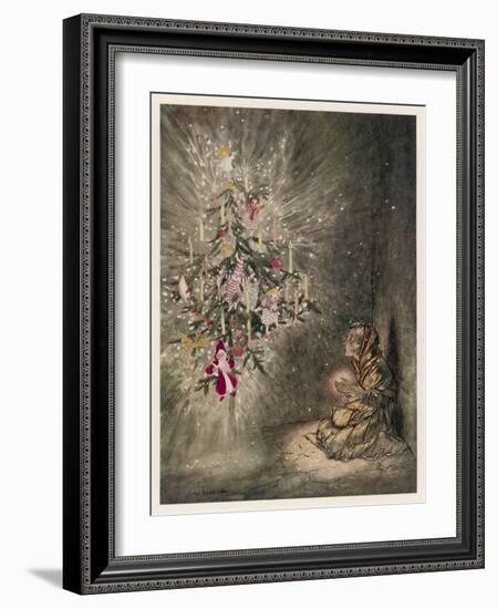 Match Girl-Arthur Rackham-Framed Art Print