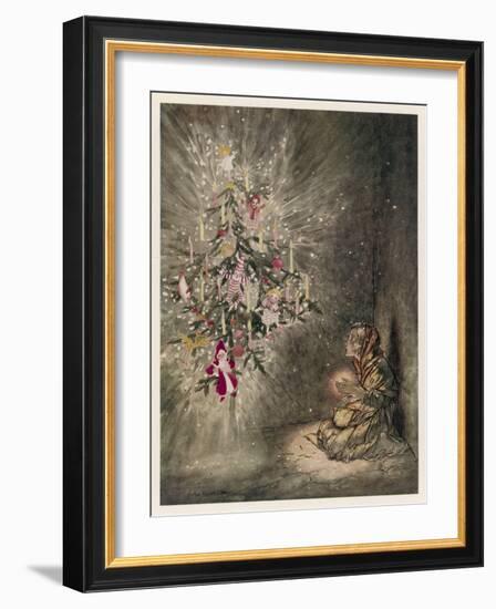 Match Girl-Arthur Rackham-Framed Art Print