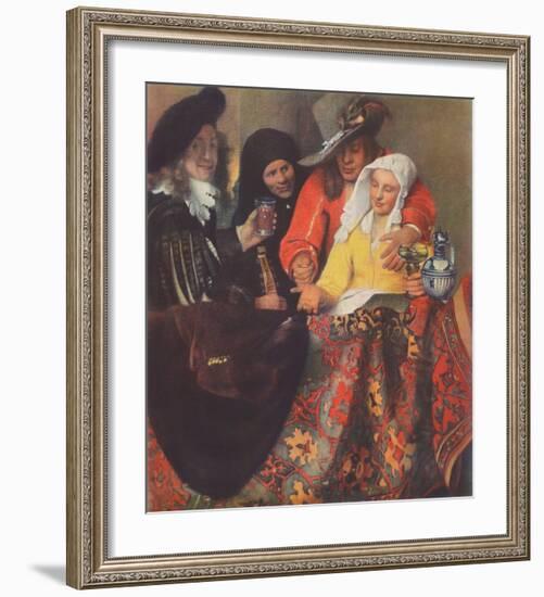 Match-Making-Johannes Vermeer-Framed Collectable Print