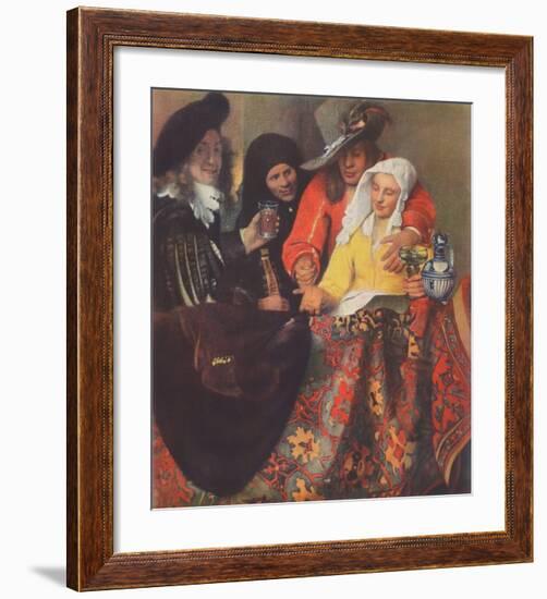 Match-Making-Johannes Vermeer-Framed Collectable Print