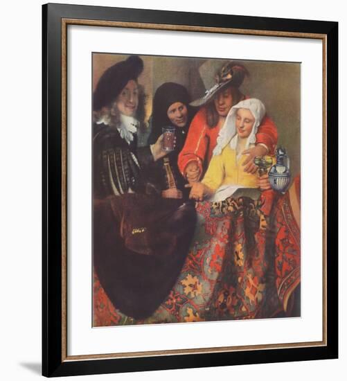 Match-Making-Johannes Vermeer-Framed Collectable Print