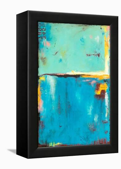 Matchbox Blue 55-Erin Ashley-Framed Stretched Canvas