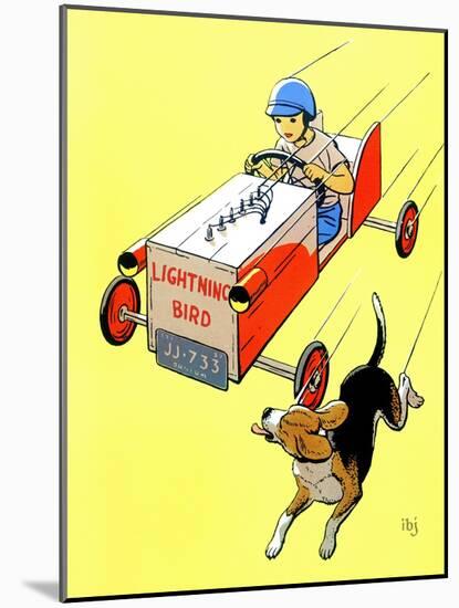 Matchbox Race - Jack & Jill-Iris Beatty Johnson-Mounted Giclee Print