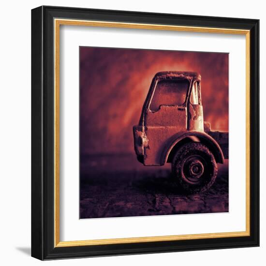 Matchbox Truck III-Jean-François Dupuis-Framed Art Print