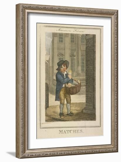 Matches, Cries of London, 1804-William Marshall Craig-Framed Giclee Print