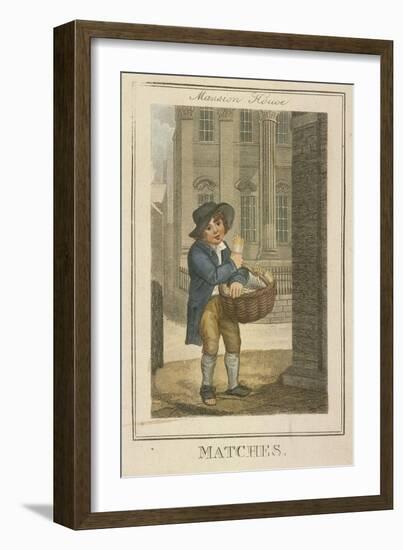 Matches, Cries of London, 1804-William Marshall Craig-Framed Giclee Print