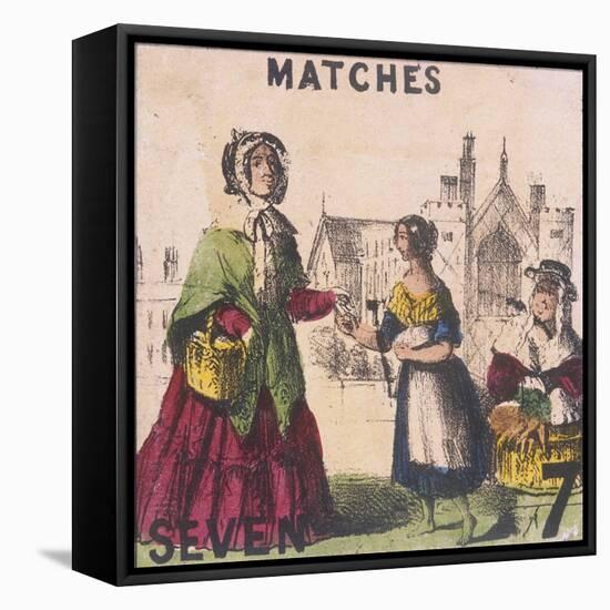 Matches, Cries of London, C1840-TH Jones-Framed Premier Image Canvas