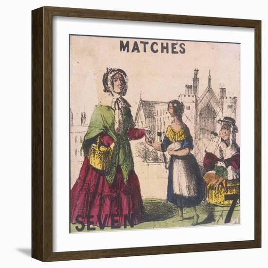 Matches, Cries of London, C1840-TH Jones-Framed Giclee Print