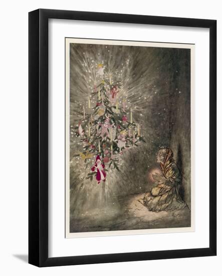 Matchgirl's Tree-Arthur Rackham-Framed Art Print