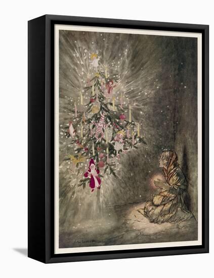 Matchgirl's Tree-Arthur Rackham-Framed Stretched Canvas