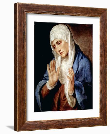 Mater Dolorosa, 1554-Titian (Tiziano Vecelli)-Framed Giclee Print