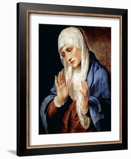 Mater Dolorosa, 1554-Titian (Tiziano Vecelli)-Framed Giclee Print