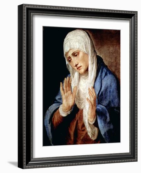 Mater Dolorosa, 1554-Titian (Tiziano Vecelli)-Framed Giclee Print