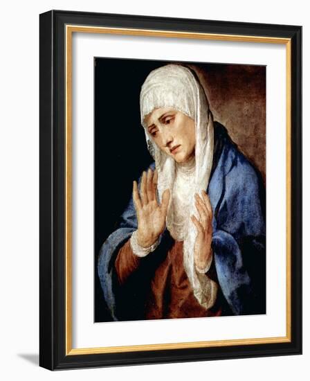 Mater Dolorosa, 1554-Titian (Tiziano Vecelli)-Framed Giclee Print