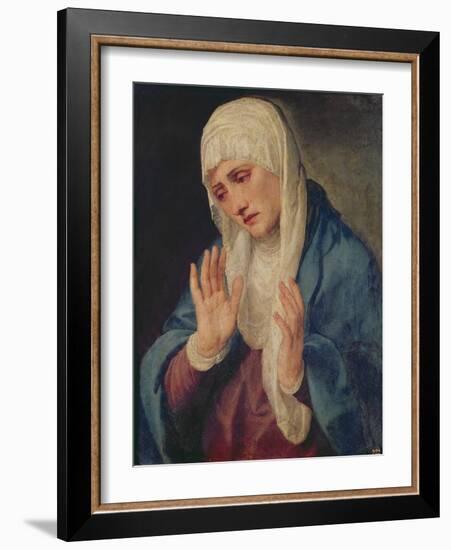 Mater Dolorosa, 1555-Titian (Tiziano Vecelli)-Framed Giclee Print