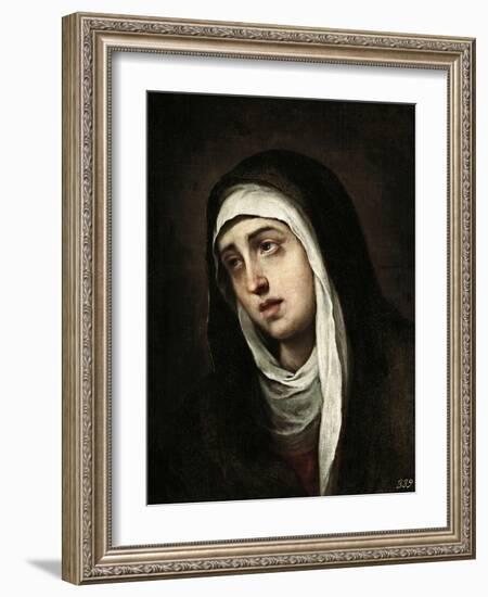 Mater Dolorosa, 1660-1670-Bartolome Esteban Murillo-Framed Giclee Print