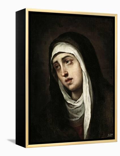 Mater Dolorosa, 1660-1670-Bartolome Esteban Murillo-Framed Premier Image Canvas